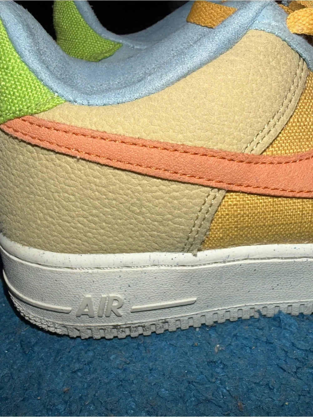 Nike Girls Pink, Yellow & Light Blue Sneakers